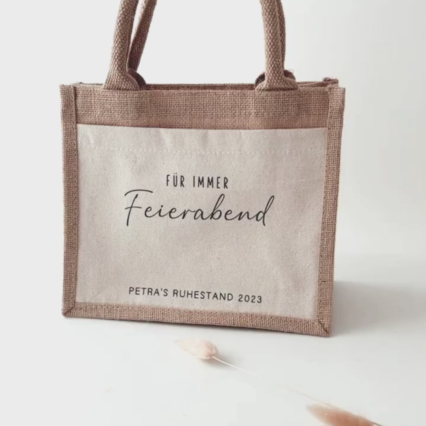 Jutetasche FEIERABEND