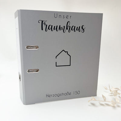 Aktenordner A4 TRAUMHAUS personalisiert das doppelte Plottchen®