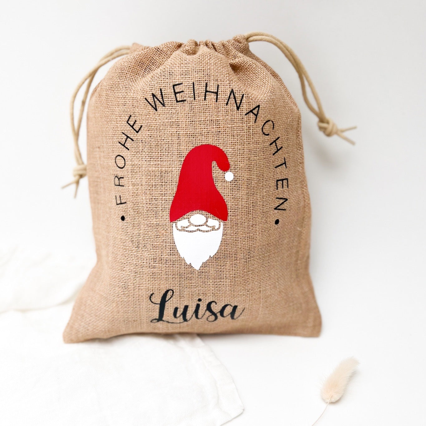 Jutesack WICHTEL personalisiert das doppelte Plottchen®