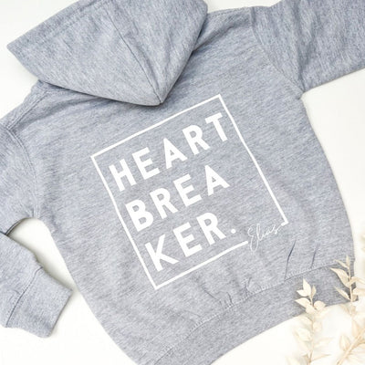 Kinderhoodie HEARTBREAKER personalisiert das doppelte Plottchen®