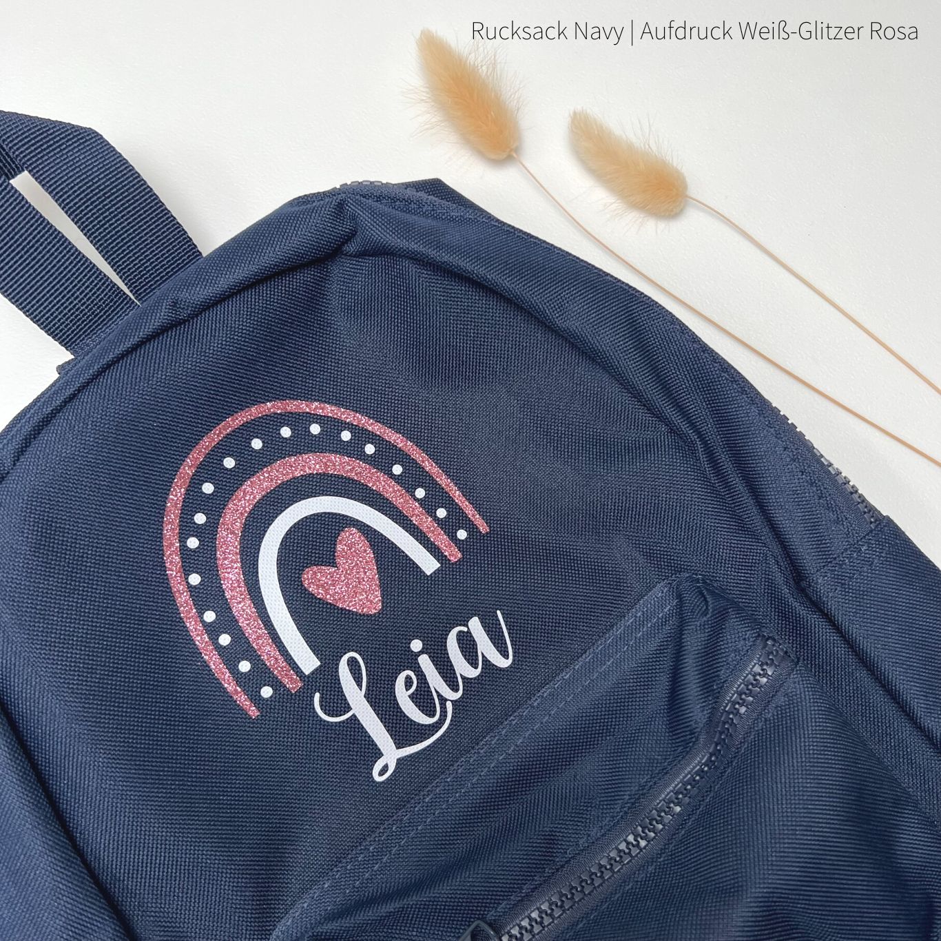 Kinderrucksack REGENBOGEN personalisiert das doppelte Plottchen®