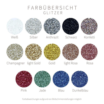 Nikolausstrumpf Glitzer personalisiert das doppelte Plottchen®