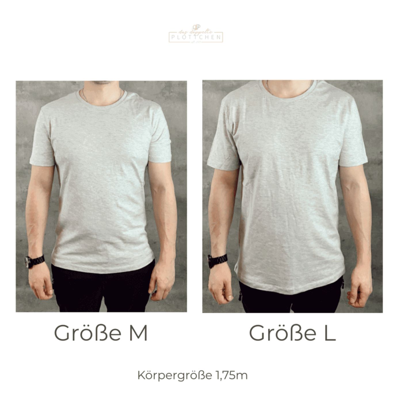 T-Shirt BAUHERR & NAME personalisiert das doppelte Plottchen®