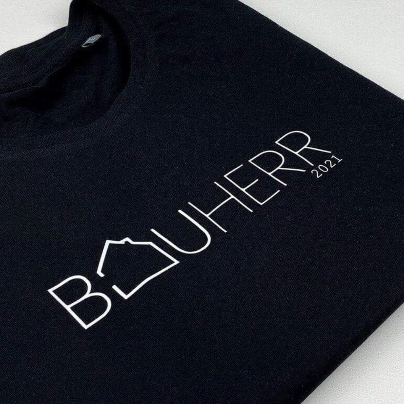 T-Shirt BAUHERR personalisiert das doppelte Plottchen®