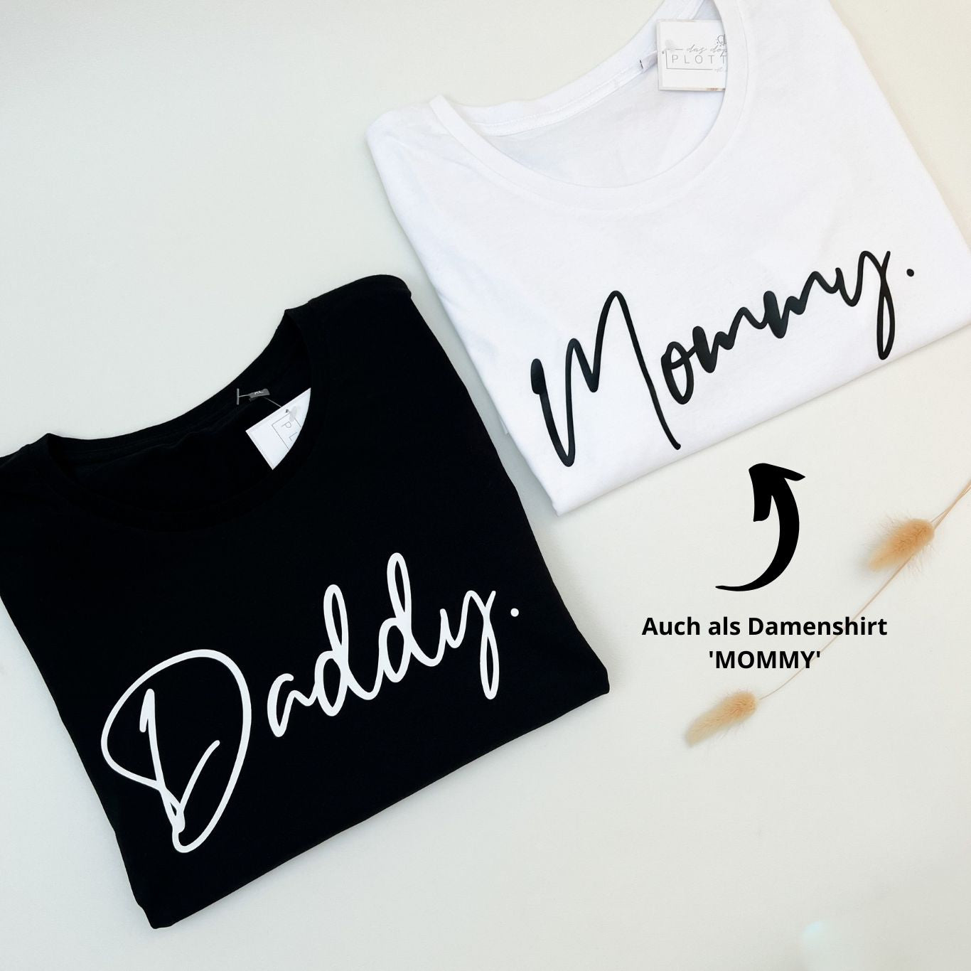T-Shirt DADDY. personalisiert das doppelte Plottchen®
