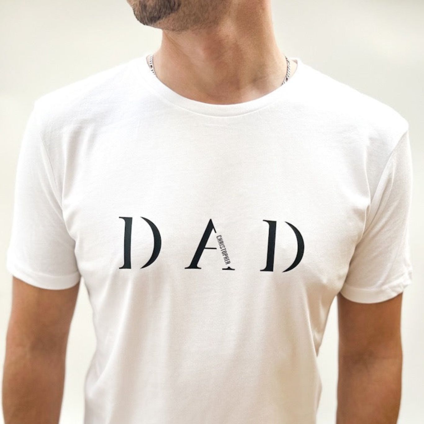 T-Shirt DADKID personalisiert das doppelte Plottchen®