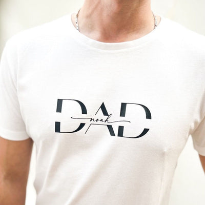 T-Shirt DADSPLIT personalisiert das doppelte Plottchen®