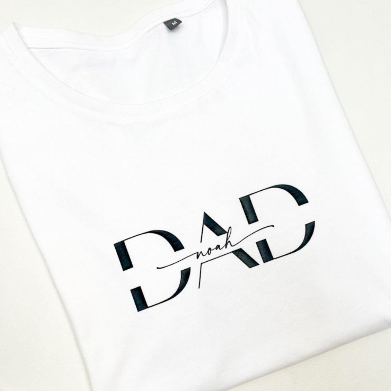 T-Shirt DADSPLIT personalisiert das doppelte Plottchen®
