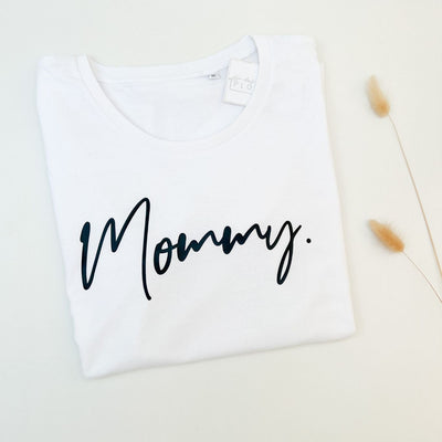 T-Shirt MOMMY. personalisiert das doppelte Plottchen®