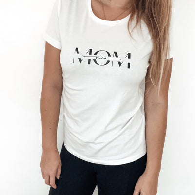T-Shirt MOMSPLIT personalisiert das doppelte Plottchen®