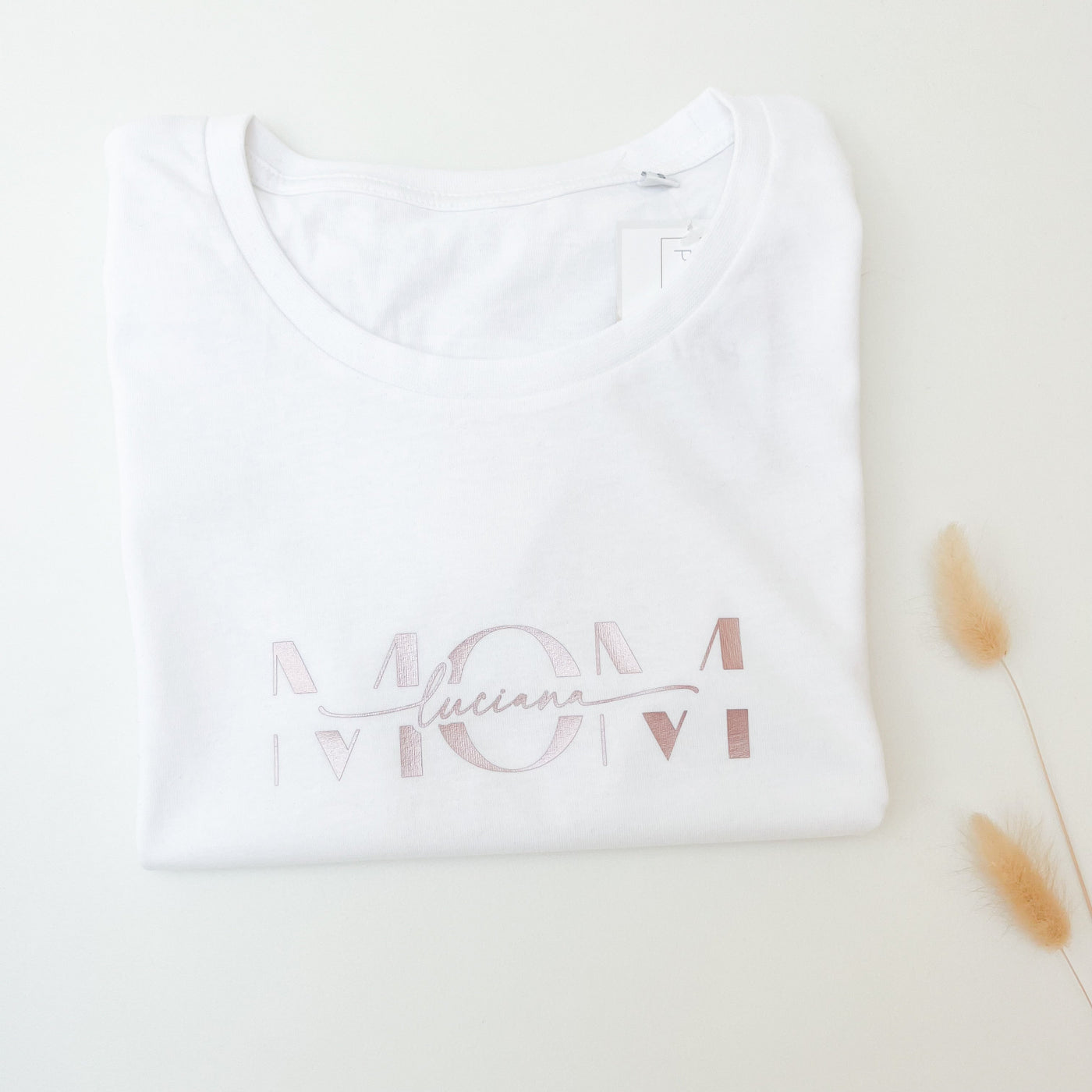 T-Shirt MOMSPLIT personalisiert das doppelte Plottchen®