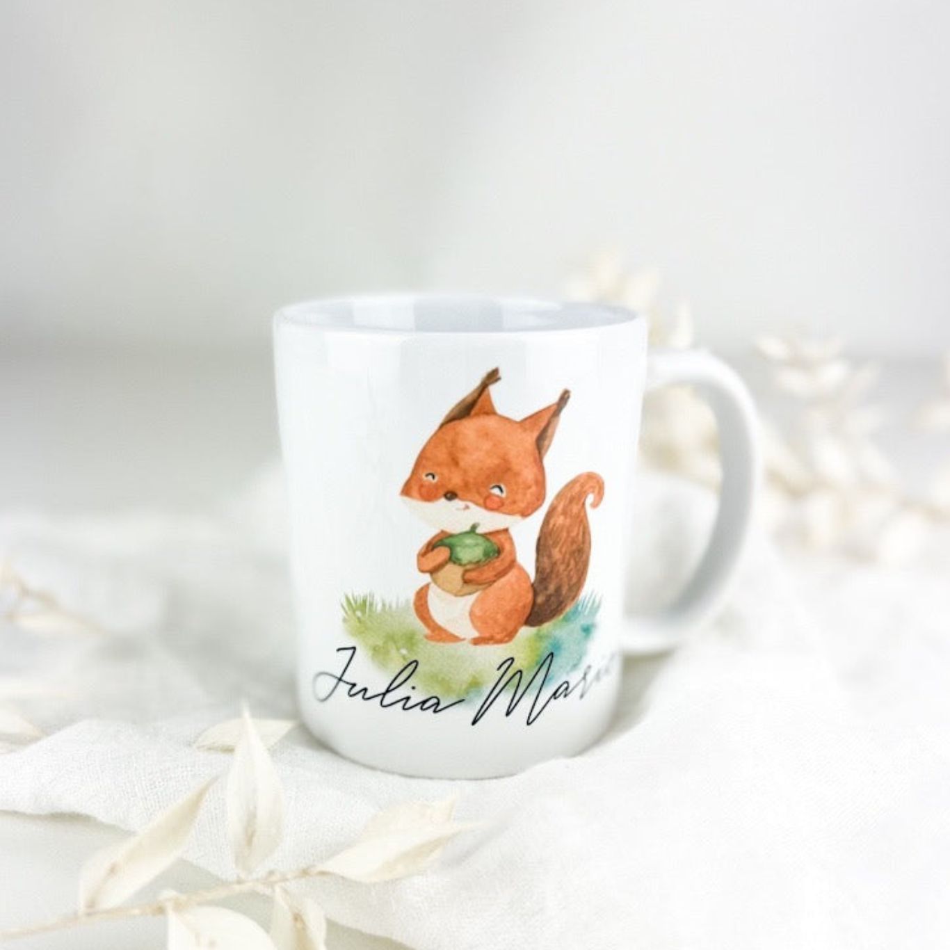 Tasse WALDTIERE personalisiert das doppelte Plottchen®