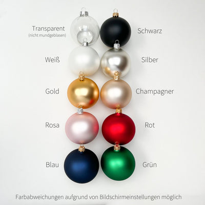 Weihnachtsbaumkugel FAMILIE personalisiert das doppelte Plottchen®