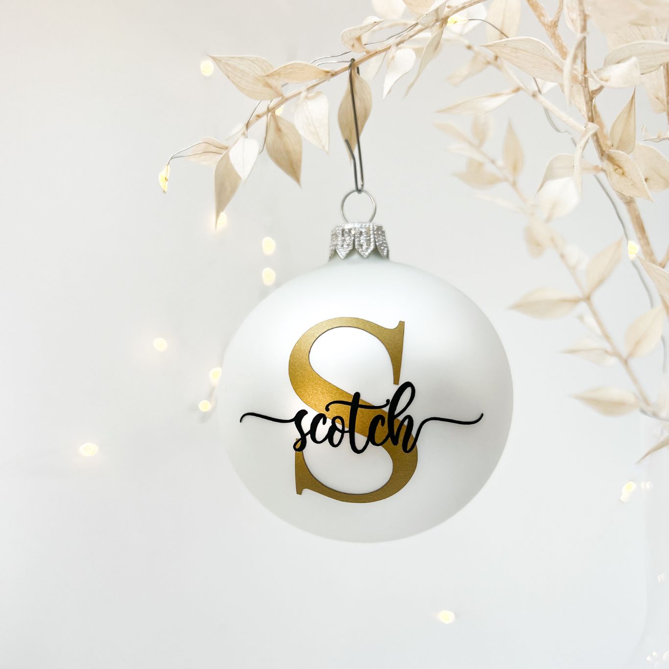 Weihnachtsbaumkugel Sonderwunsch personalisiert das doppelte Plottchen®